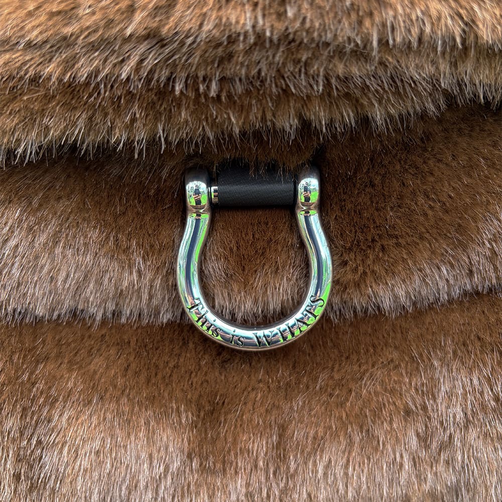 FAKE MINK FUR DOWN JACKET
