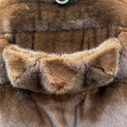 FAKE MINK FUR DOWN JACKET