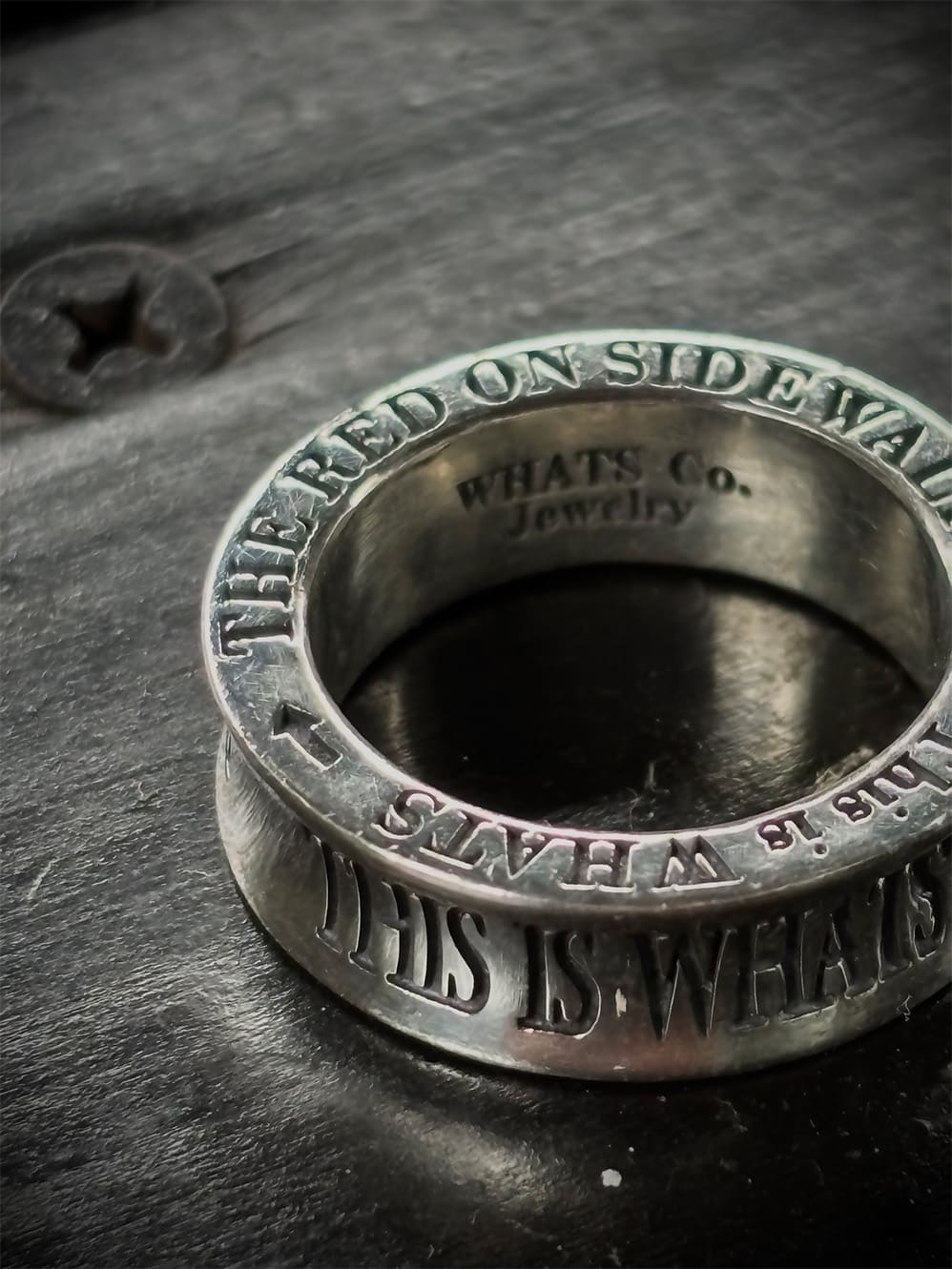 MOON RIVER SILVER RING